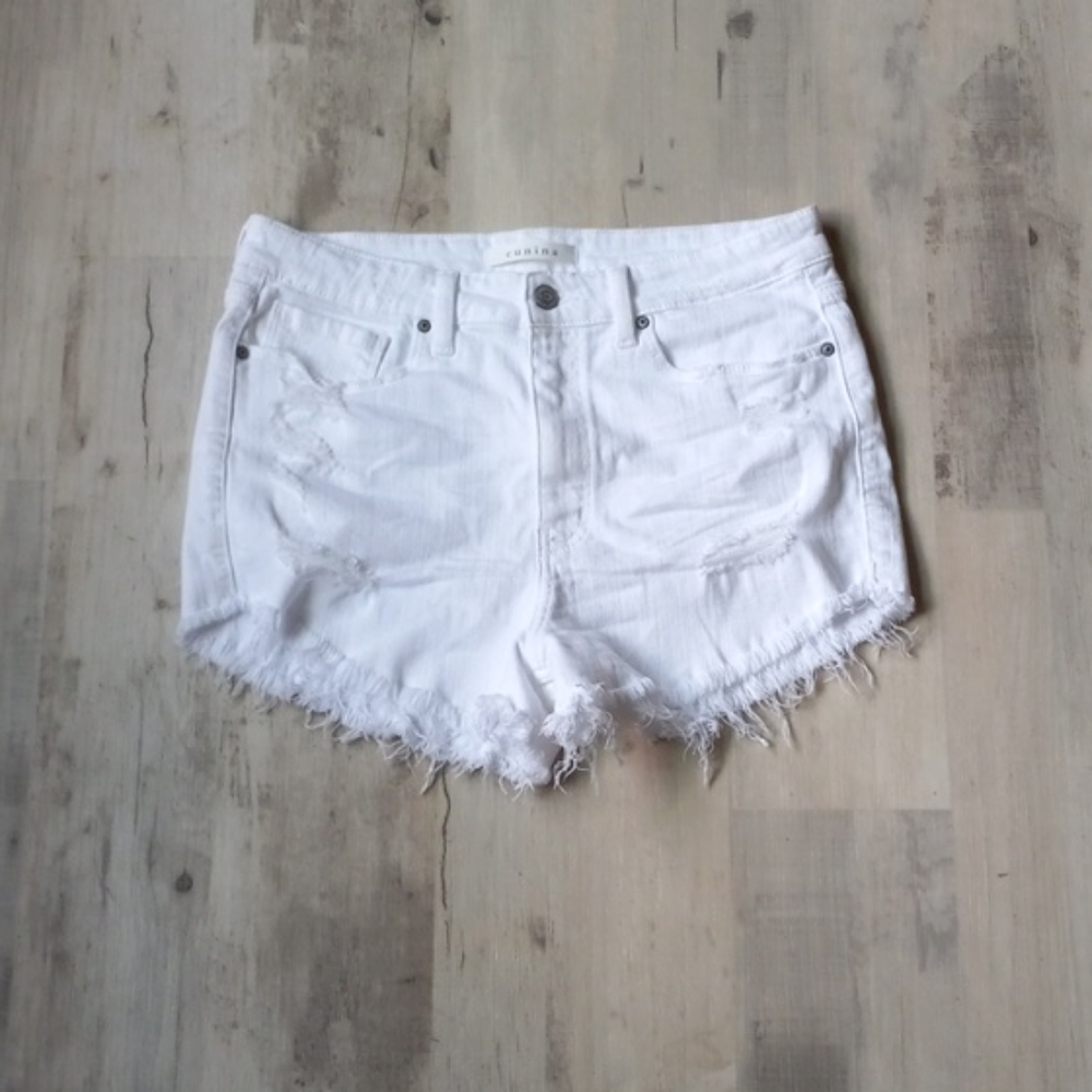 Eunina high rise cut offs size large
